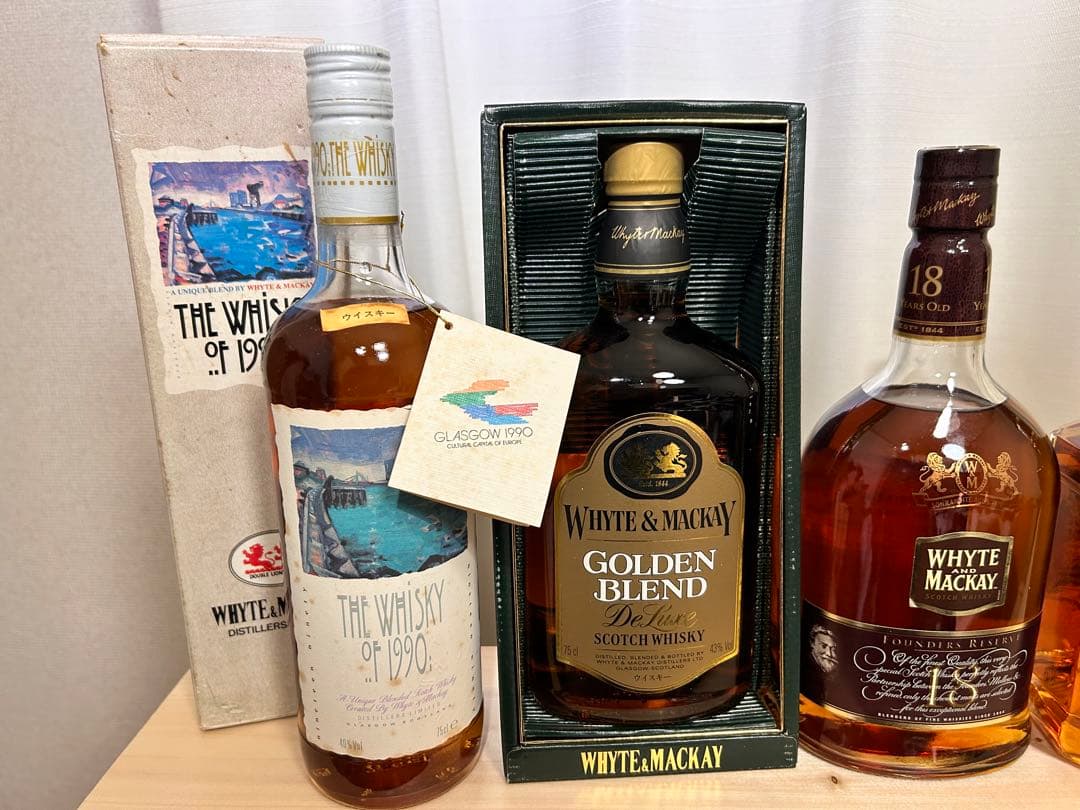 ホワイト＆マッカイ White＆Mackay レトロボトル 6本セット