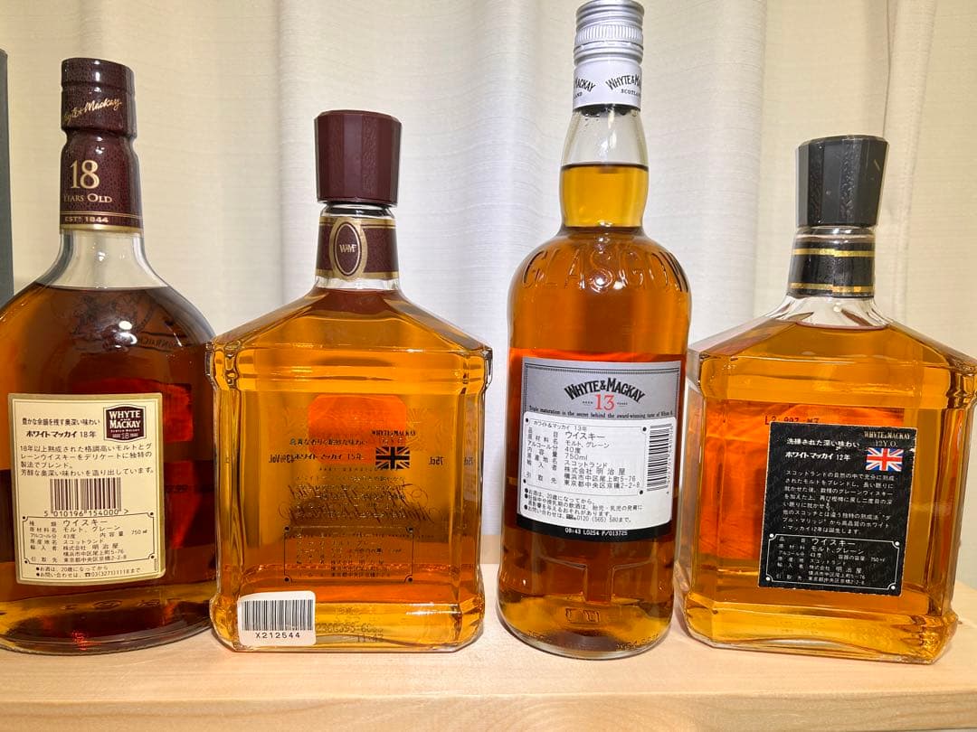 ホワイト＆マッカイ White＆Mackay レトロボトル 6本セット