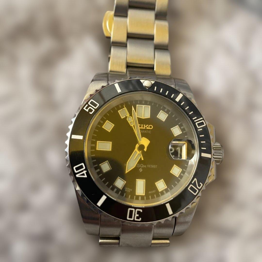 a*a様 カスタム　MOD nh35自動巻きダイバーズウォッチ