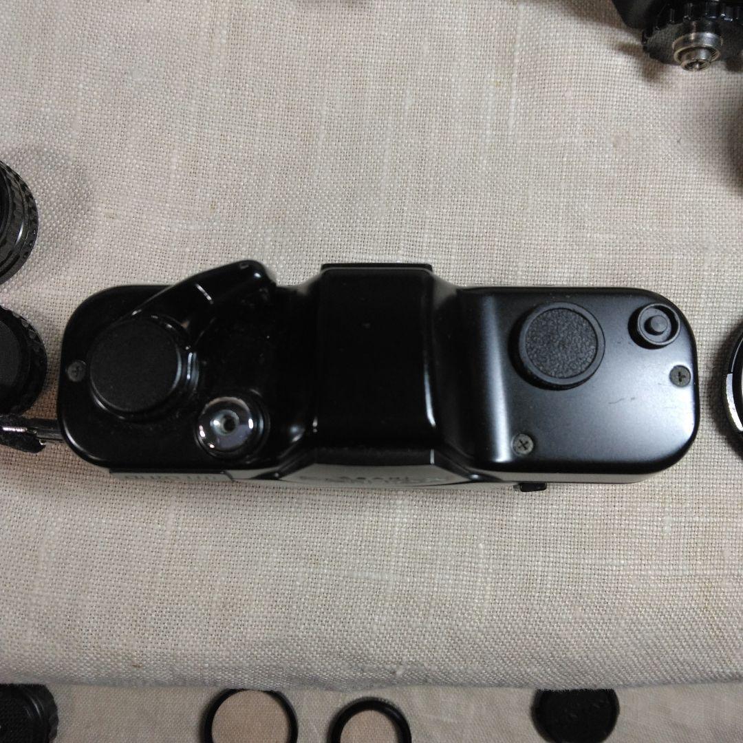 PENTAX auto 110 、レンズ3本、ワインダー、ストロボ付