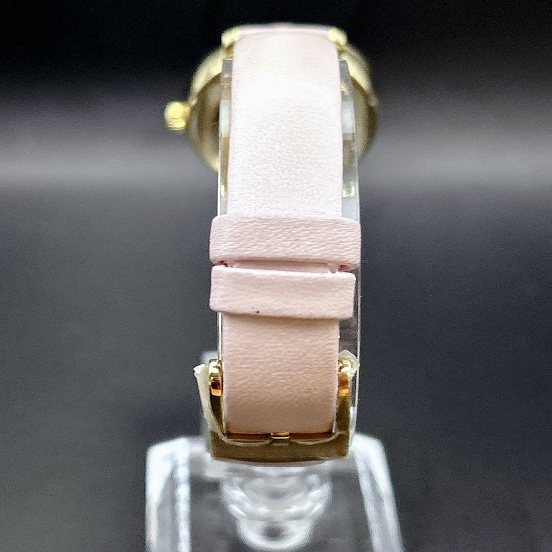 ✨極美品✨SWAROVSKI レディース 腕時計 ピンク 保護シール 稼働