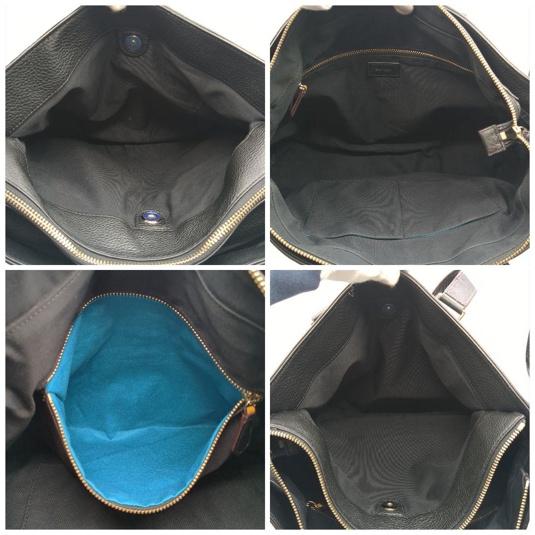 Paul Smith ポール・スミス シボ革 ビジネスバッグ ブラック