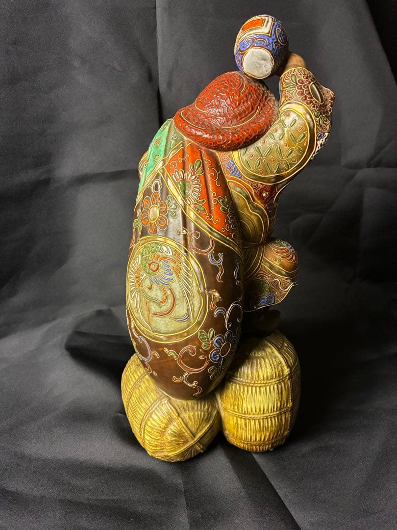 九谷焼 大黒様 置物 七福神 A-3