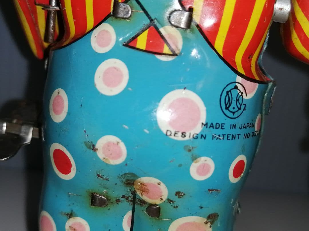 サーカスボーイ　ブリキ　ゼンマイ　日本製　野村トーイ