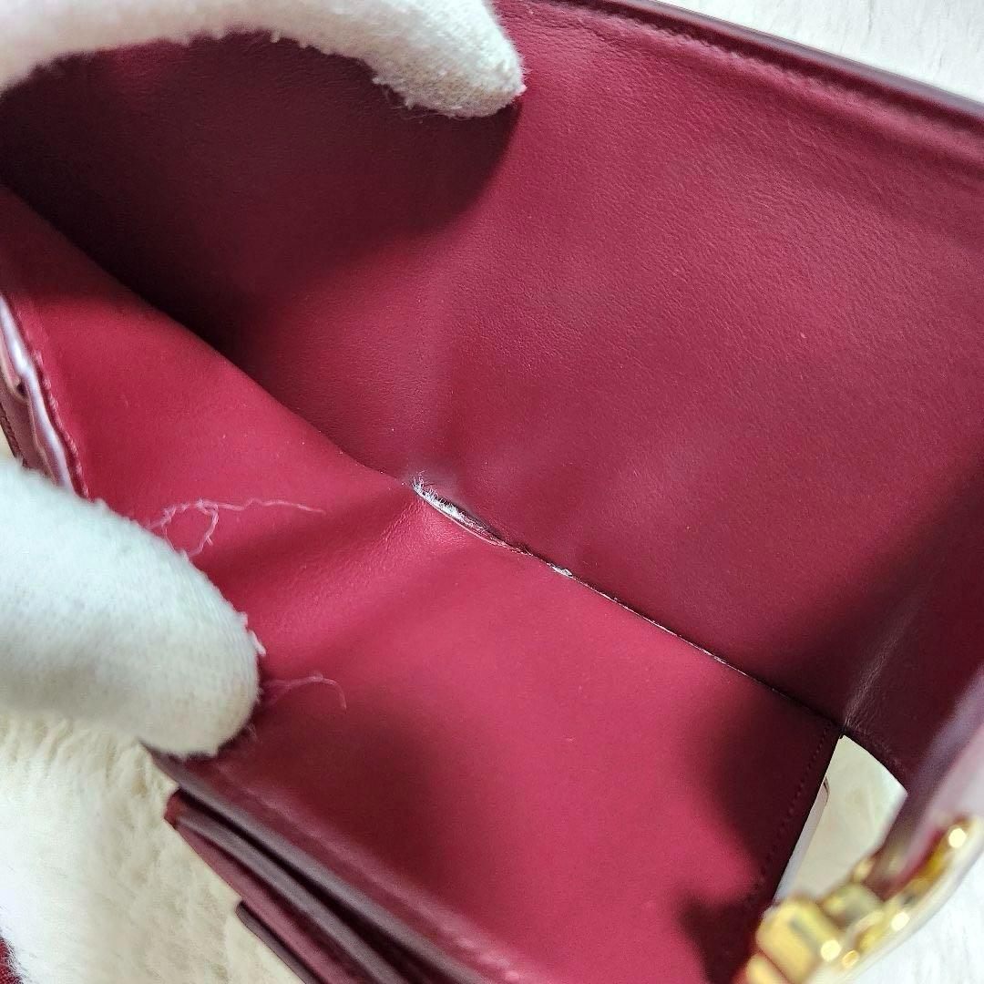 ✨未使用級　正規品✨セリーヌ　三つ折り　トリオンフ　スモールウォレット　レザー