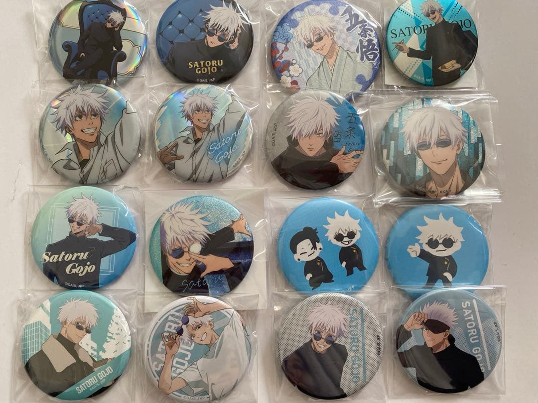 呪術廻戦 五条悟 缶バッジ 16点セット
