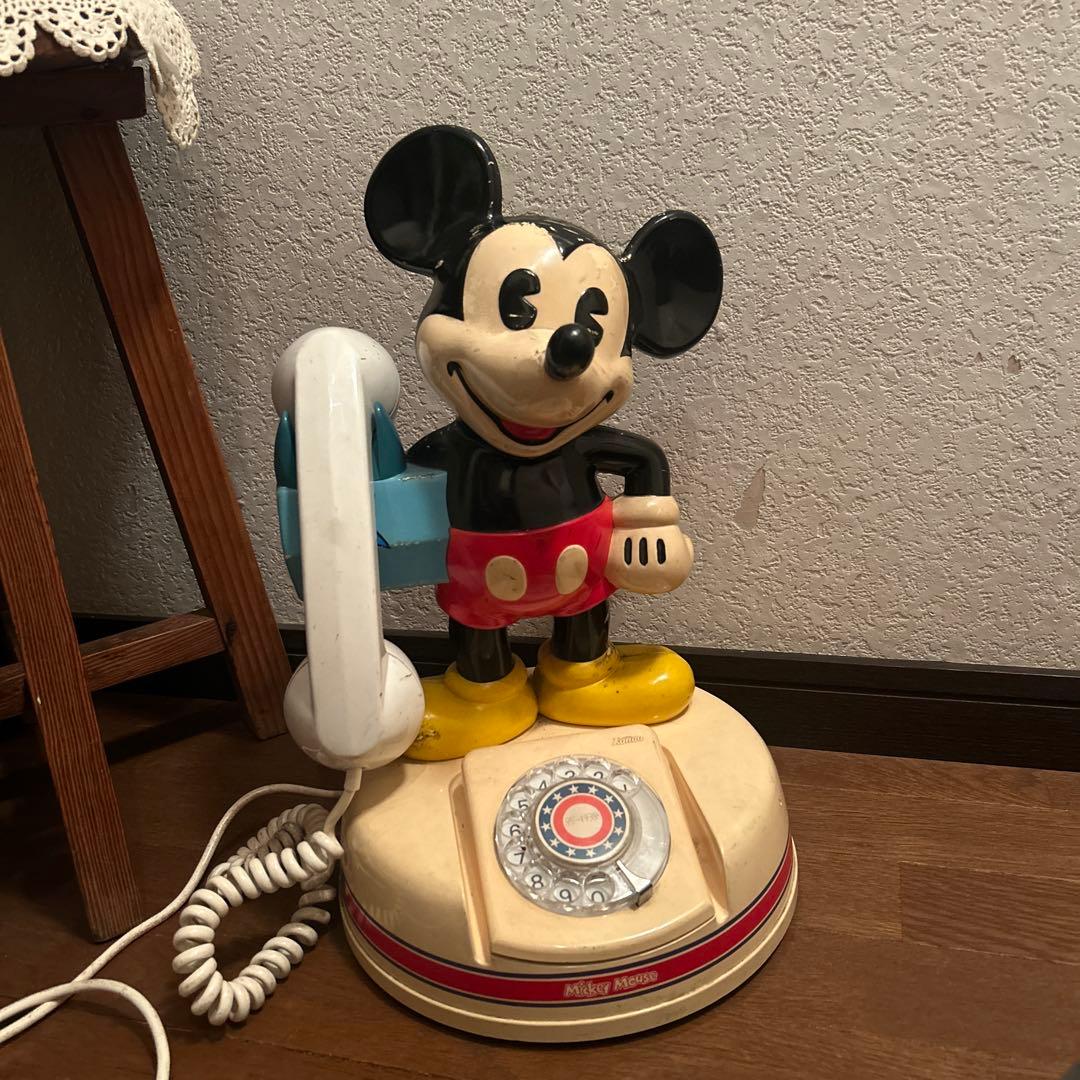 ミッキーマウス レトロ電話