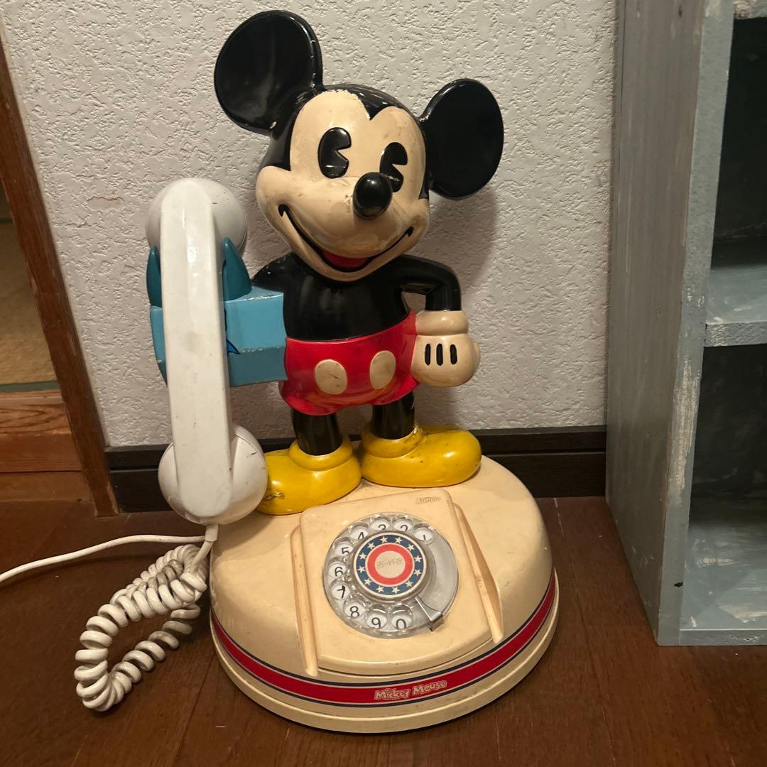 ミッキーマウス レトロ電話