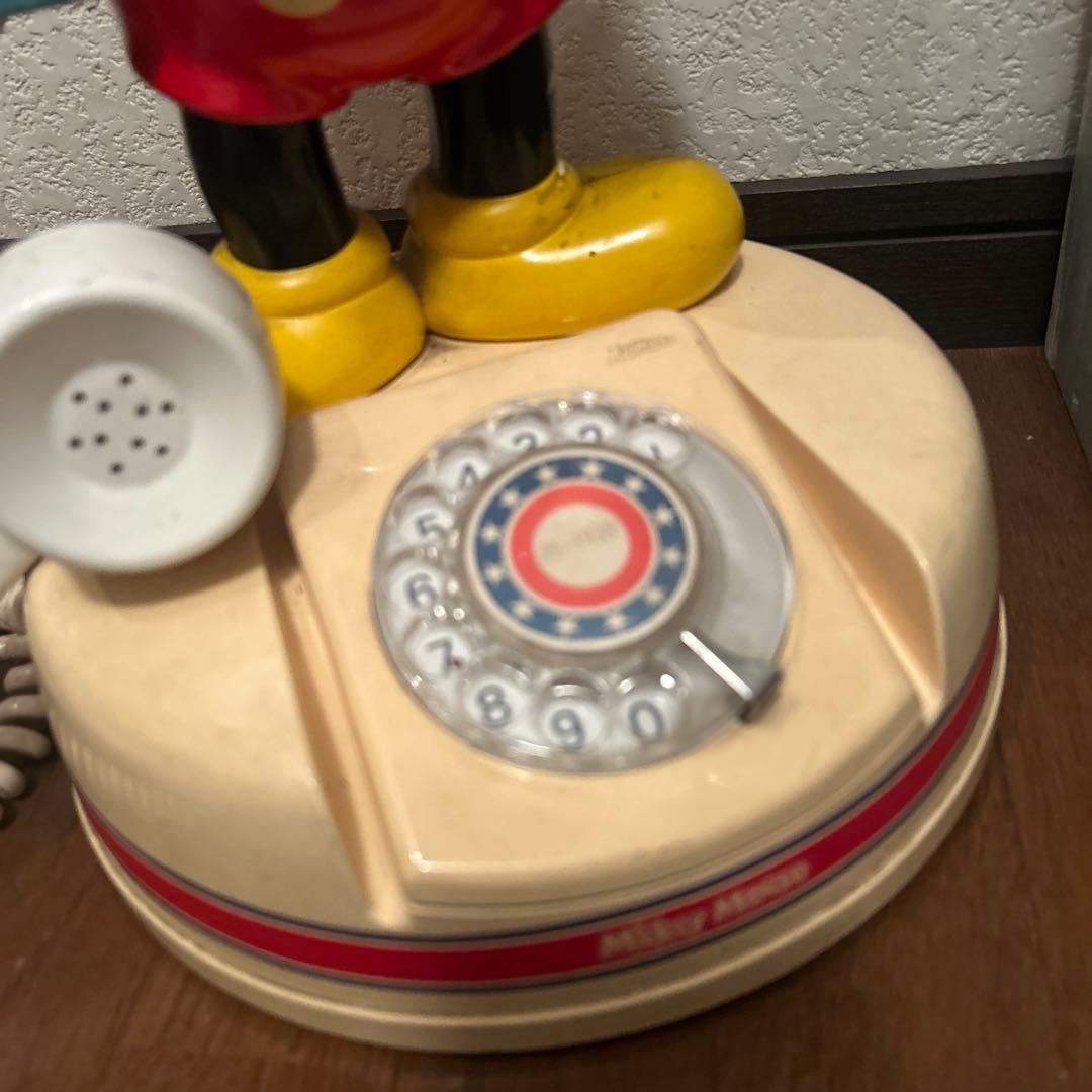 ミッキーマウス レトロ電話