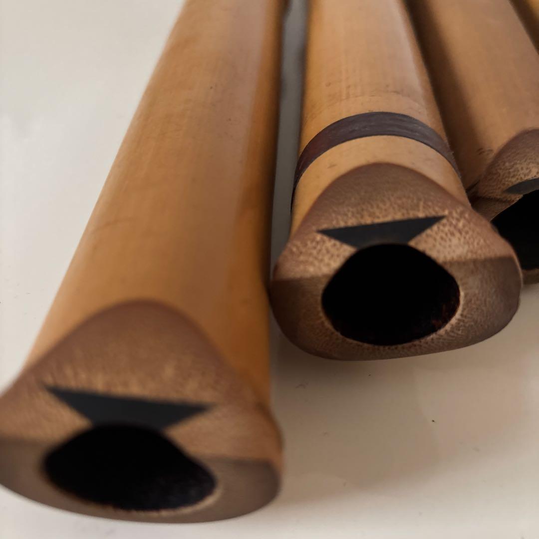 尺八本体 竹製 4本セット