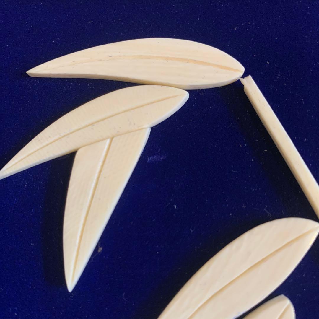 天然極上物 竹の図　峰玉作