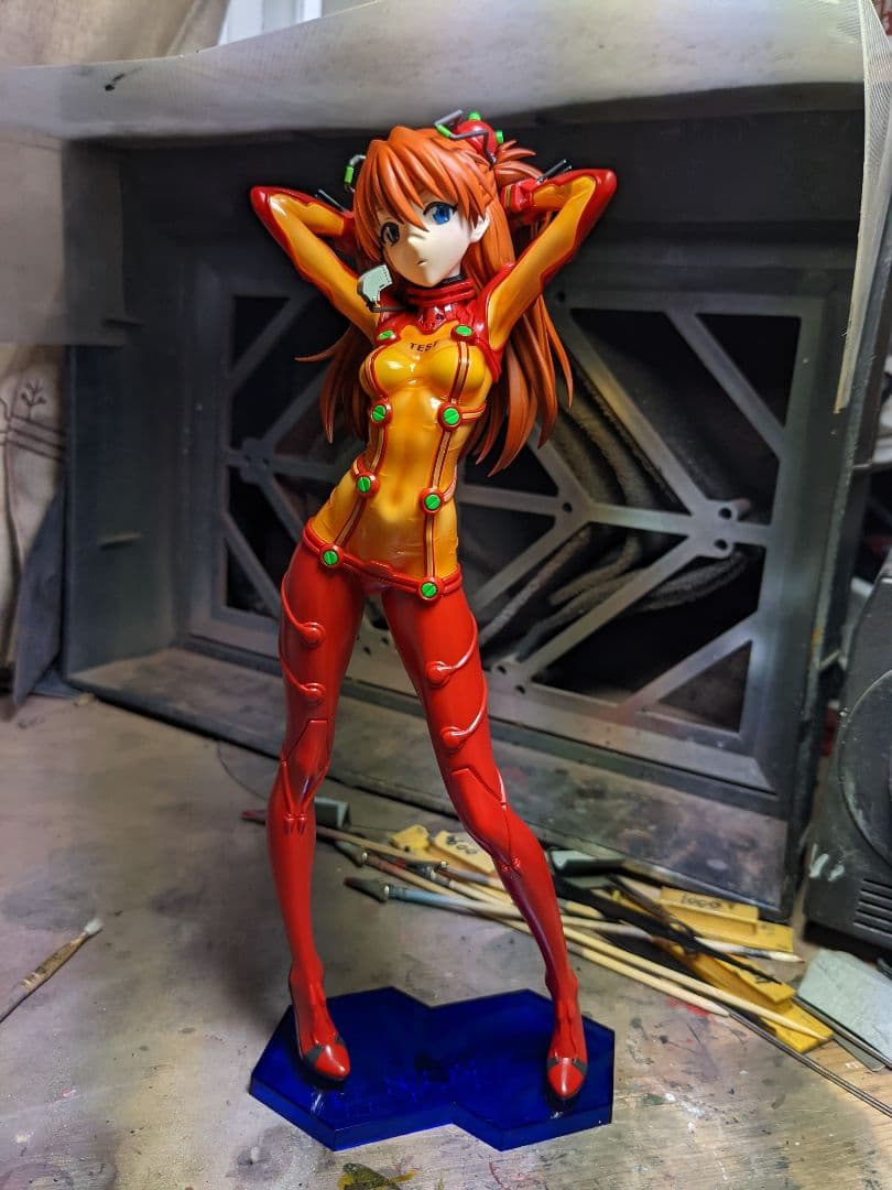 【塗装品】Figure-riseLABO 式波・アスカ・ラングレー　プラモデル