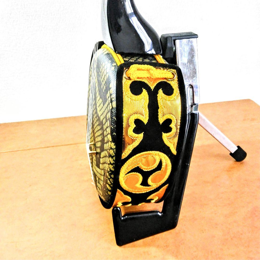 沖縄三線蛇柄 人工皮革　ハードケース付き美品