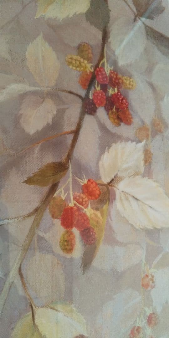 お値下げ！リトグラフ 「木苺」