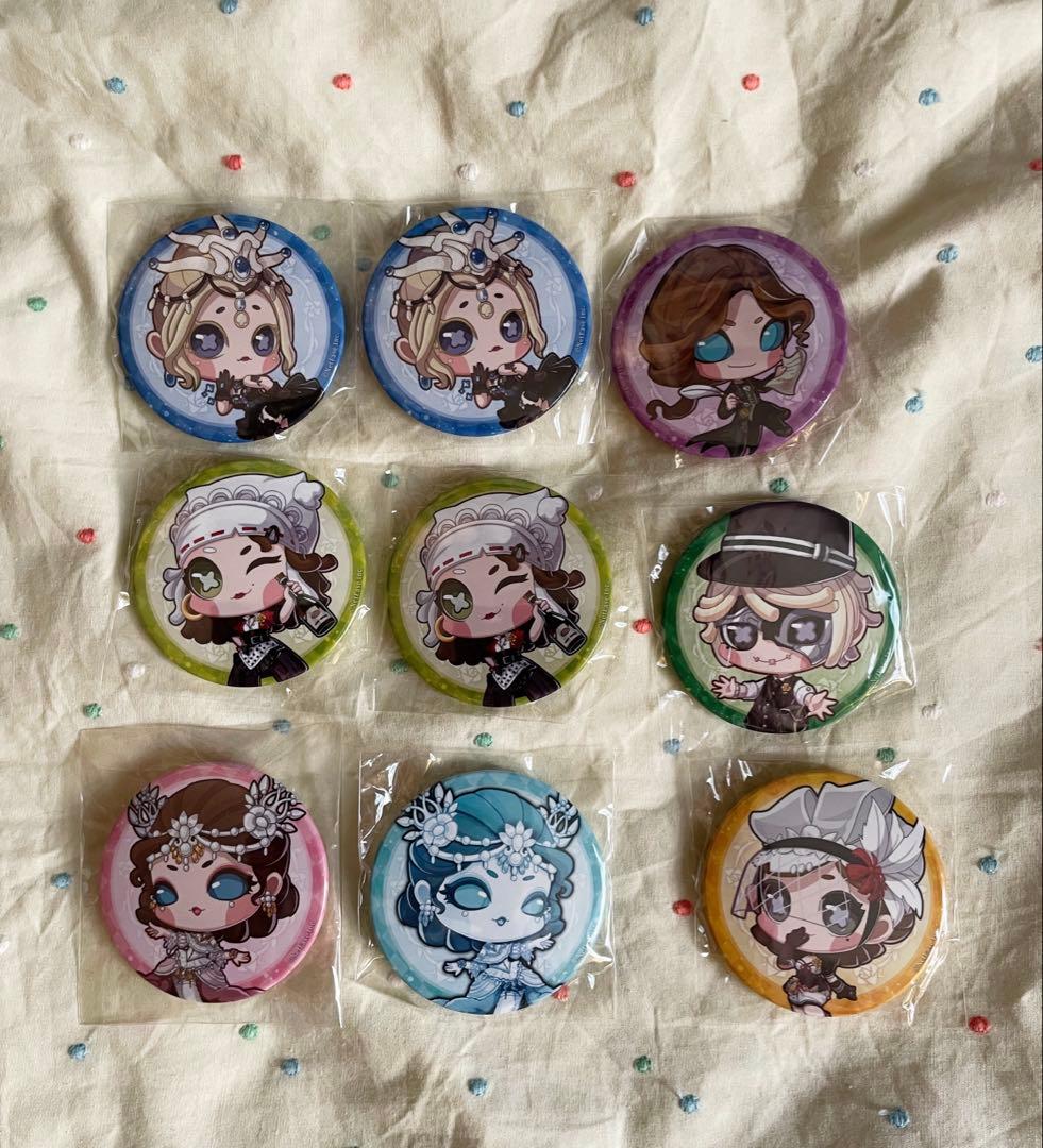 identityV 第五人格　2周年真髄　ミニキャラ　缶バッジ　ステッカーセット
