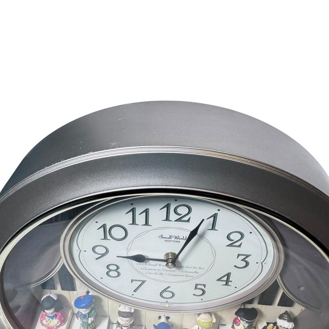 【希少】 リズム スモールワールド キッズ からくり時計 メロディ 動作確認済み