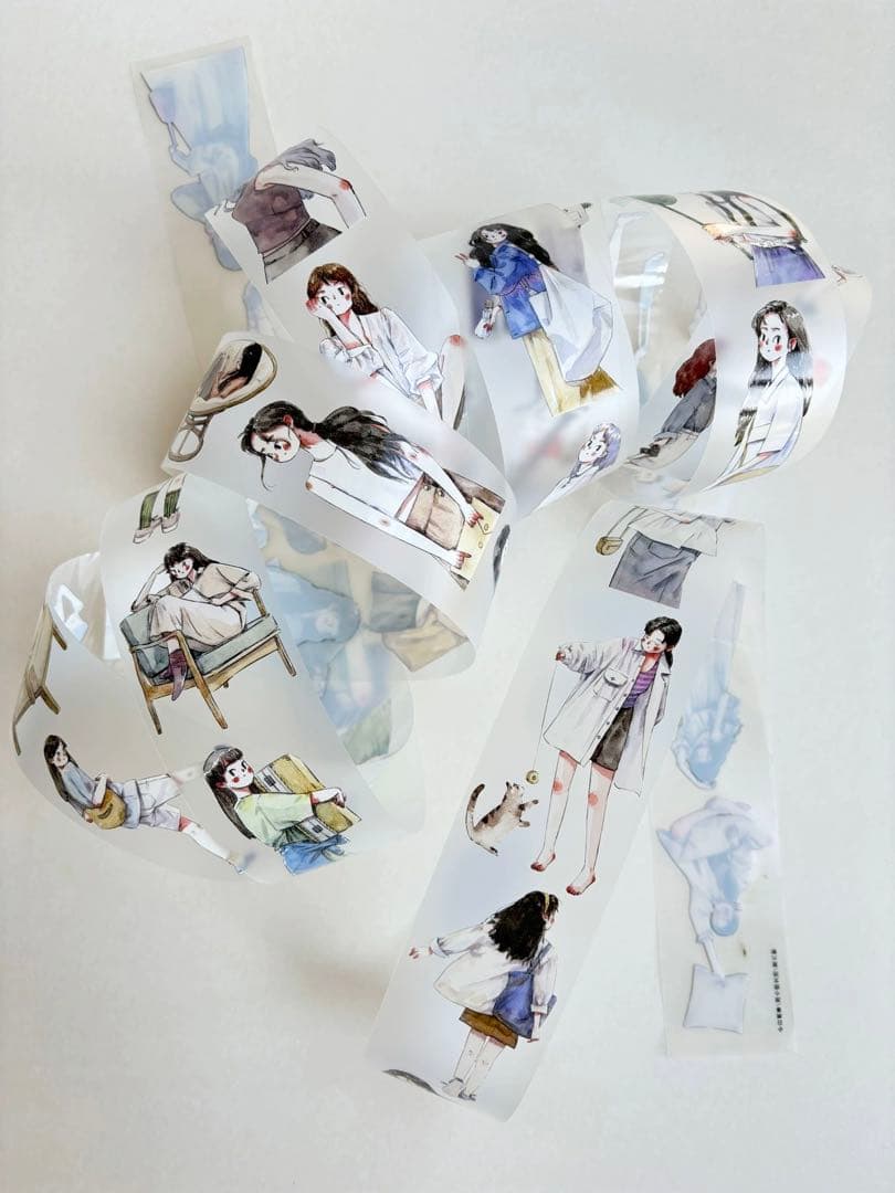 ⭐️SALE⭐️KAIXUN《今日無事》海外マスキングテープ　マステ 【1797】