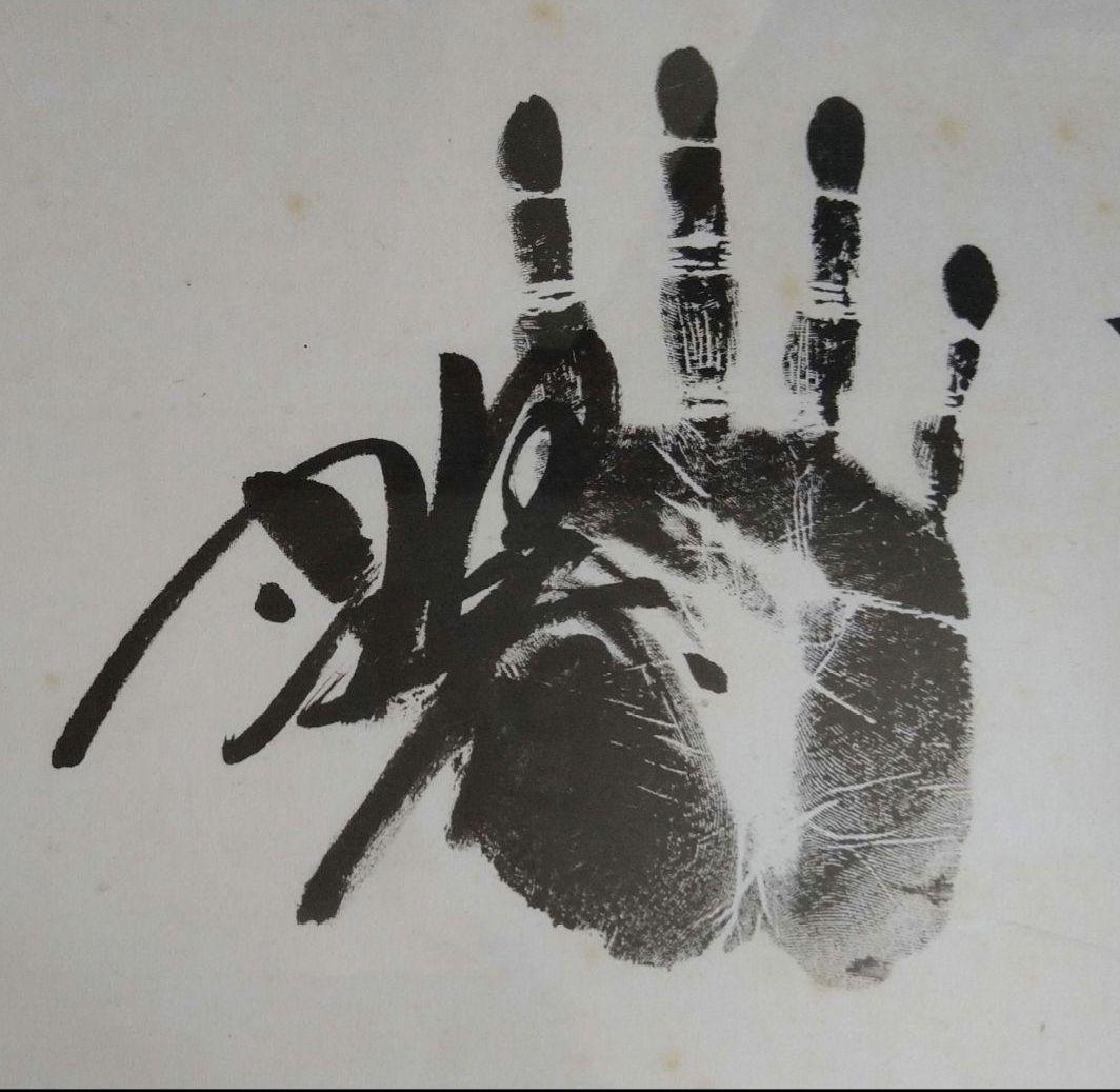 相撲　手形　サイン　額　貴乃花　若乃花　曙　貴ノ浪　木村庄之助　書