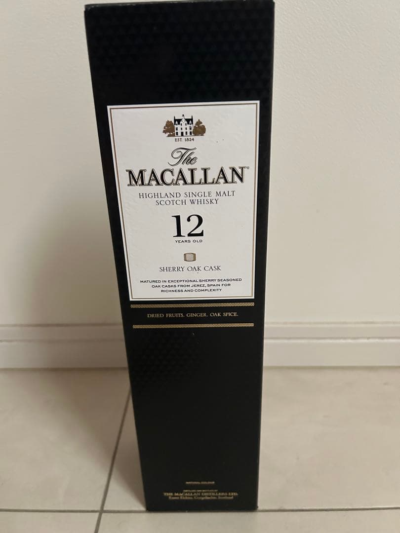 The Macallan 12年 シェリーオーク 750ml 新品未開封