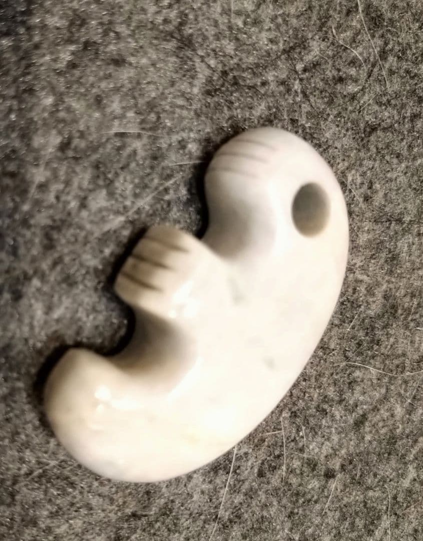 糸魚川翡翠 獣型勾玉 40mm