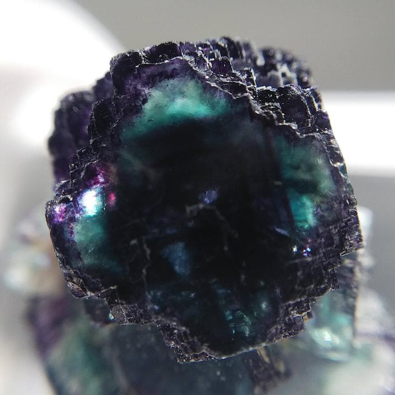 516 オコルス鉱山 フローライト ブルーグリーン パープル 蛍石