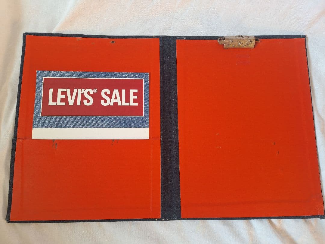 スペシャル 70's リーバイス デニム バインダー ヴィンテージ ファイル