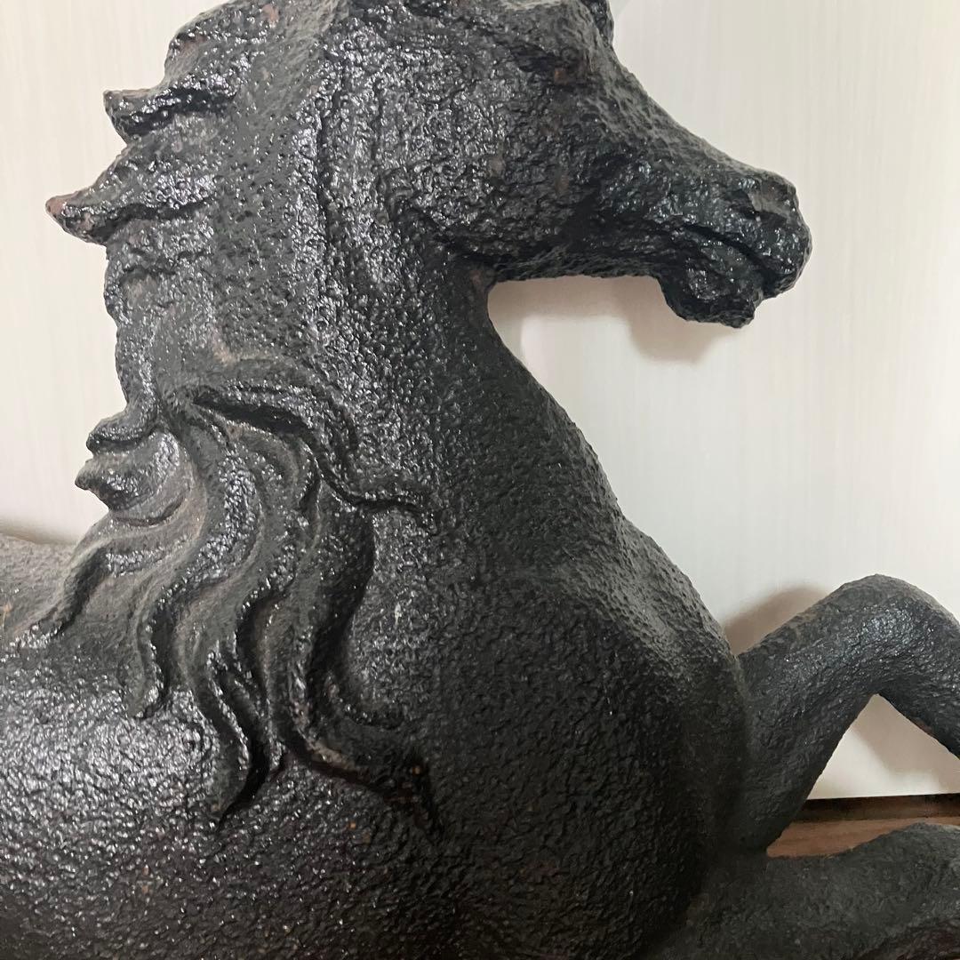 フランスアンティーク　ユニコーンのオブジェ　置物