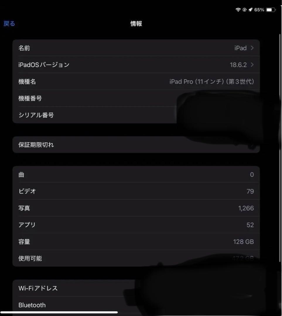 Apple iPad pro 11インチ (第三世代 ) M1 WiFi