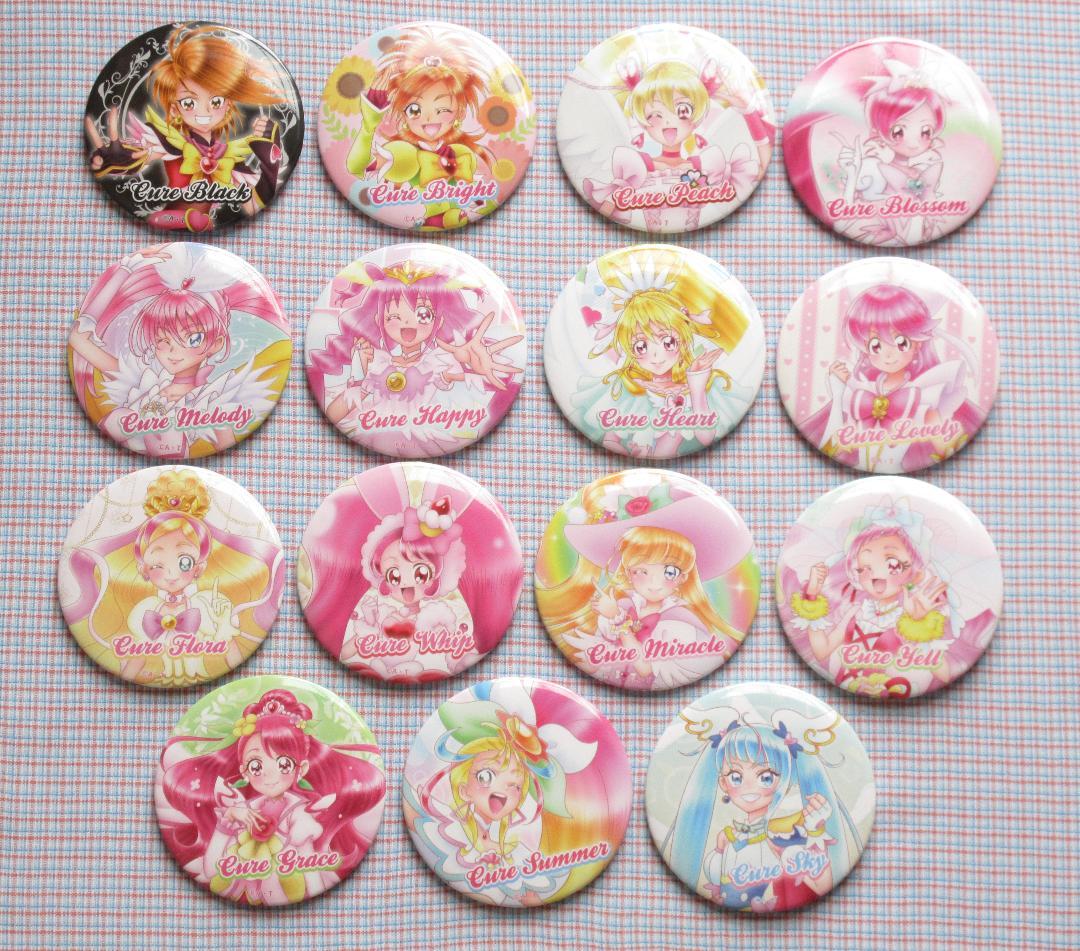 【匿名発送】全プリキュア展 缶バッジ 15種セット