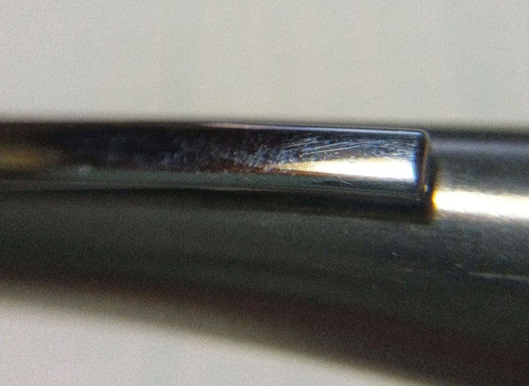 PILOT　ミュー『 μ 』万年筆 シルバー　付属品無　中古品