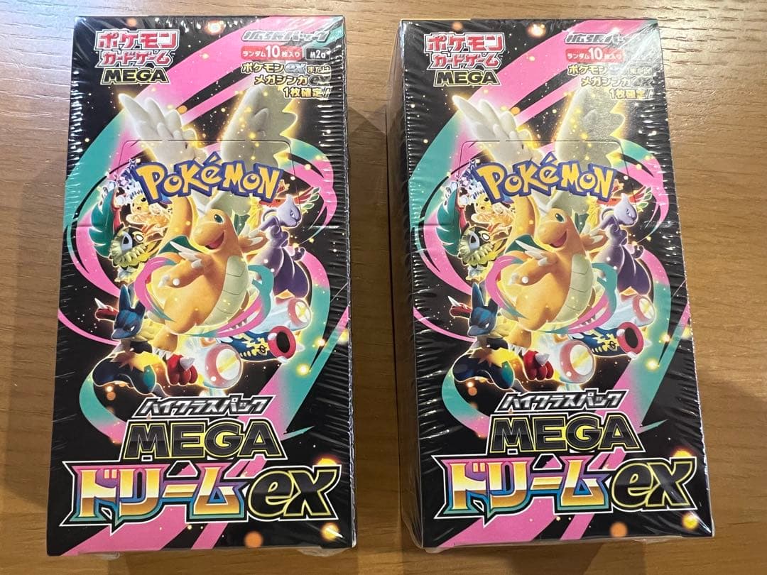 ポケモンカードゲーム MEGA ドリームEX 2BOXシュリンク付き