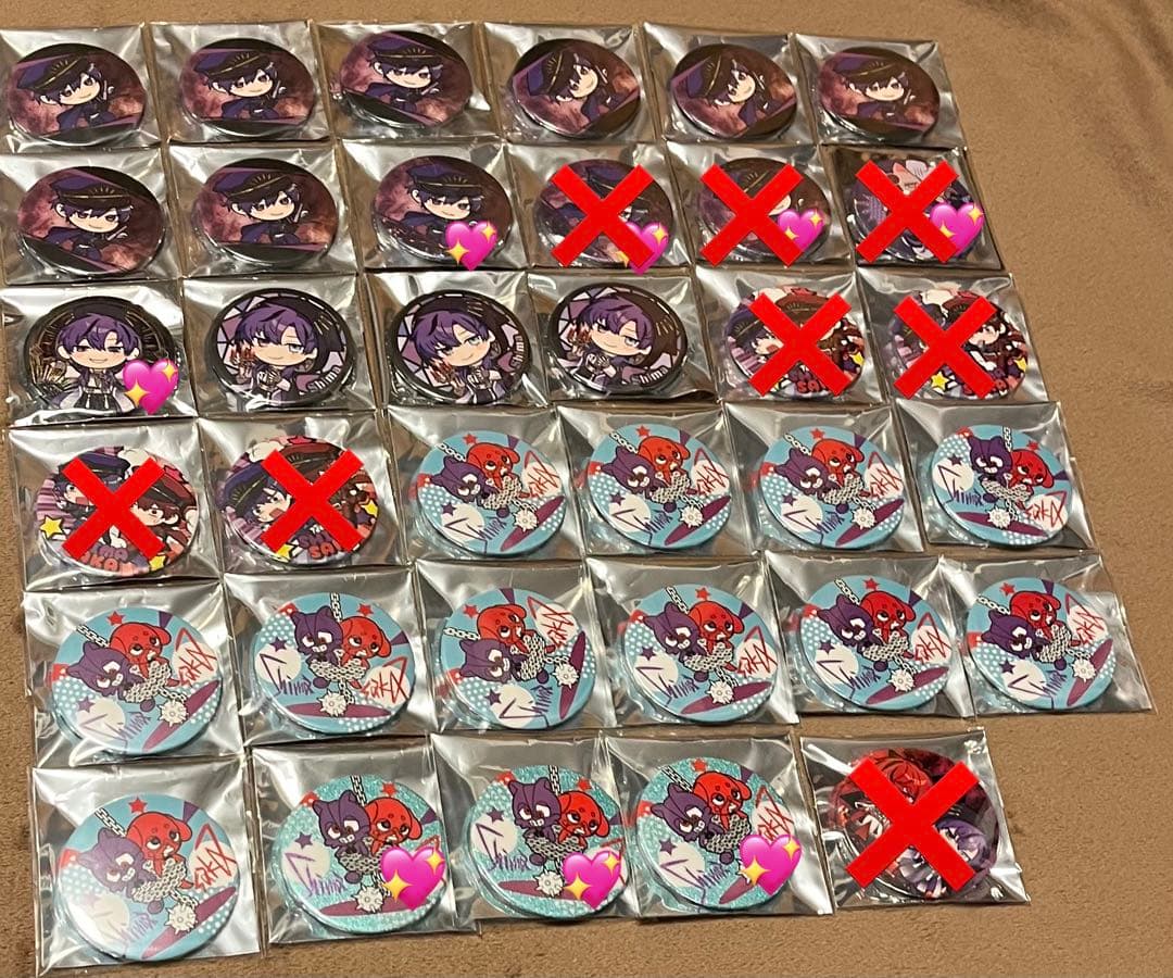 浦島坂田船　缶バッジ　うらたぬき　志麻　となりの坂田。　あほの坂田。　センラ