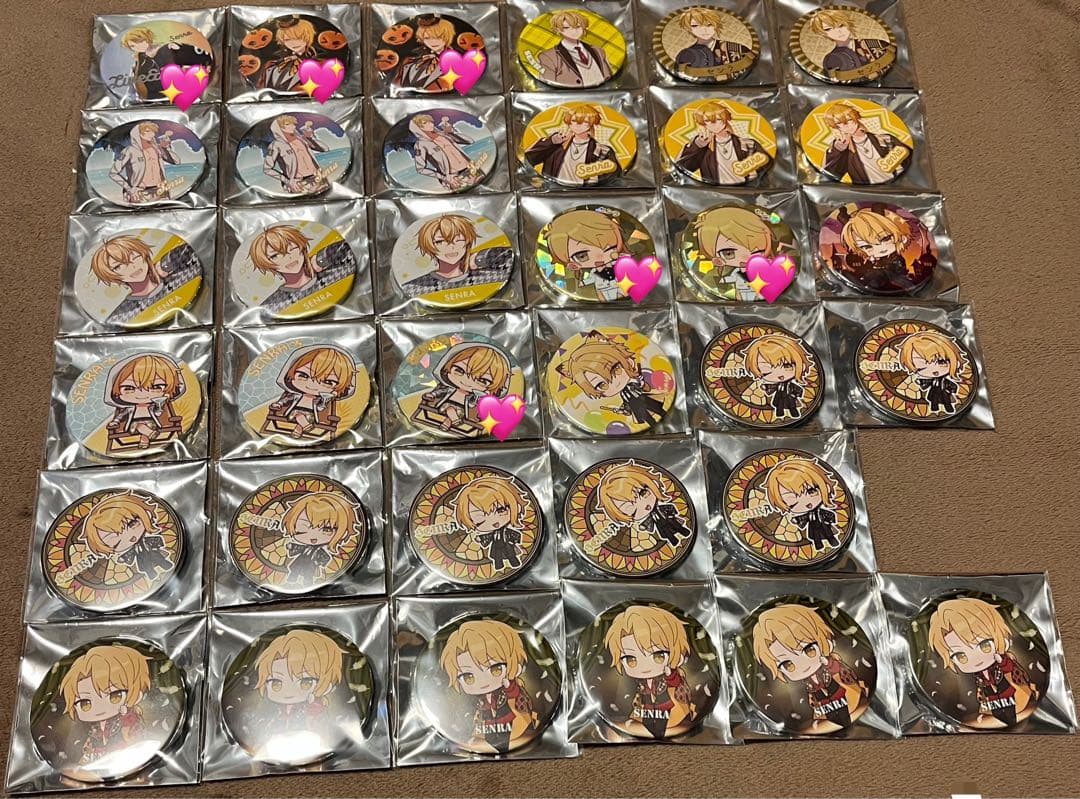 浦島坂田船　缶バッジ　うらたぬき　志麻　となりの坂田。　あほの坂田。　センラ