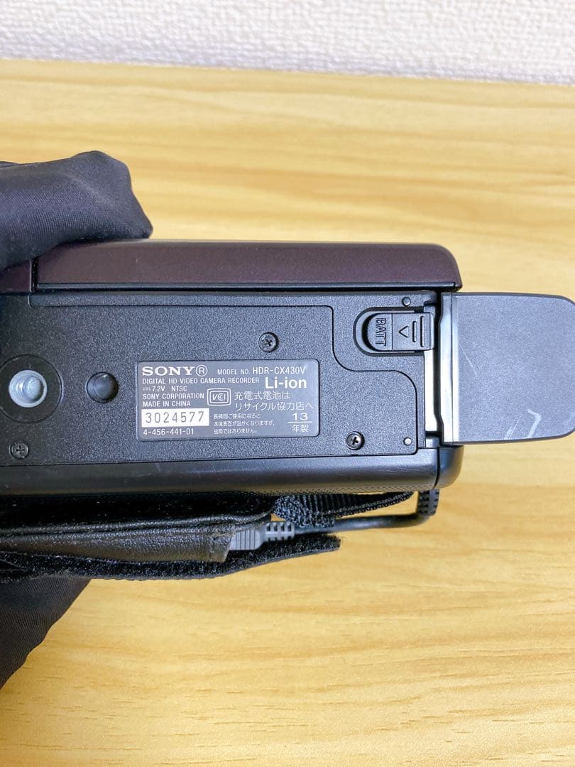 。SONY ビデオカメラ　HDR-CX430V