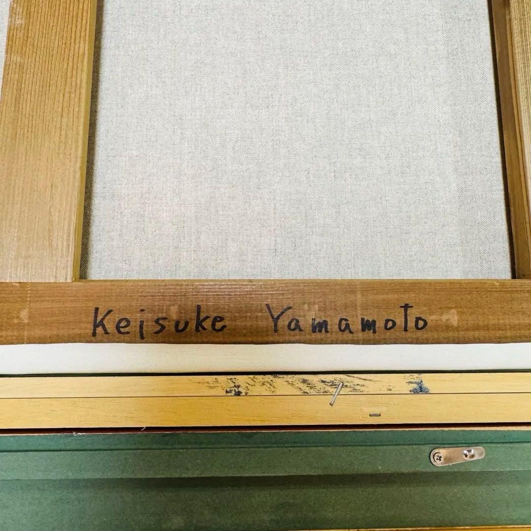 M10号　山本桂右「ウルビーノ」　作家直筆サイン　アート　限定　油絵