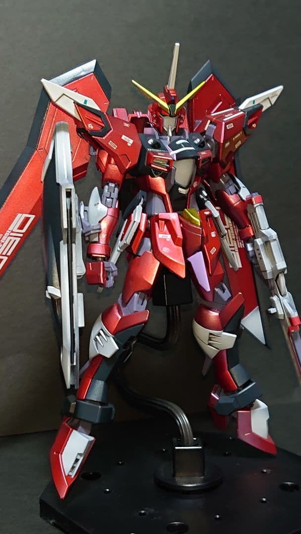 HGライジングフリーダムガンダムとイモータルジャスティスガンダム