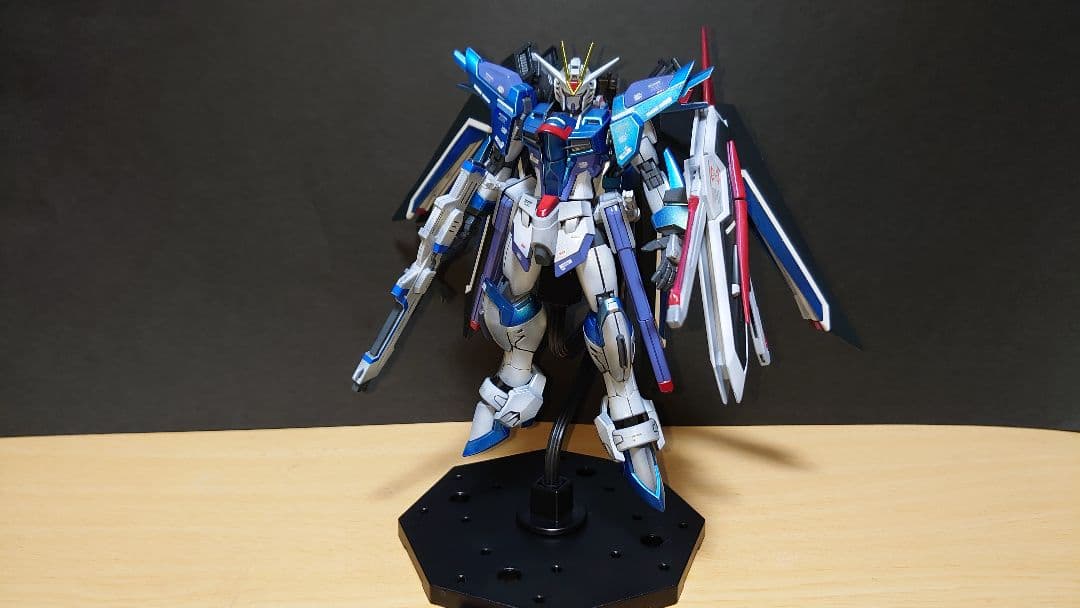 HGライジングフリーダムガンダムとイモータルジャスティスガンダム