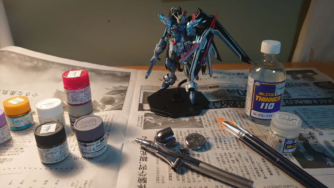 HGライジングフリーダムガンダムとイモータルジャスティスガンダム