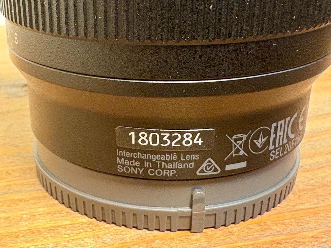 【美品】SONY★FE 20 mm★F1.8★G★レンズ