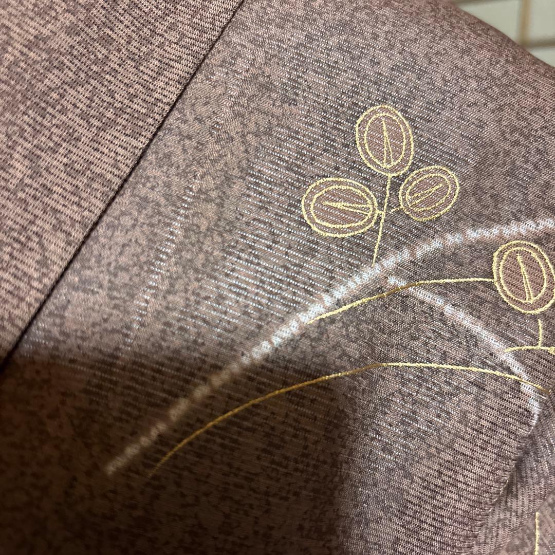 未使用近い 美品 正絹 絽 訪問着　フルセット ４点 たたき染め 裄70