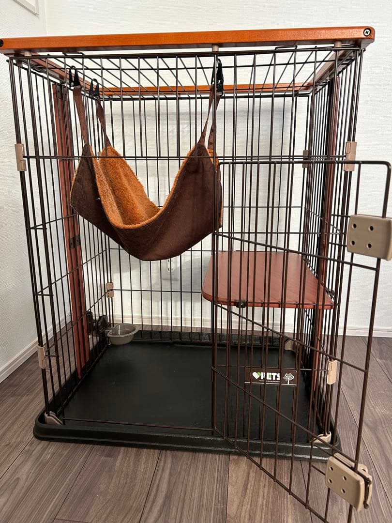 bonbi alcon キャットケージ ハンモック付き