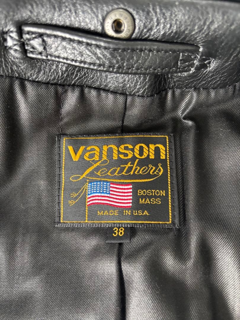 VANSON レザージャケット