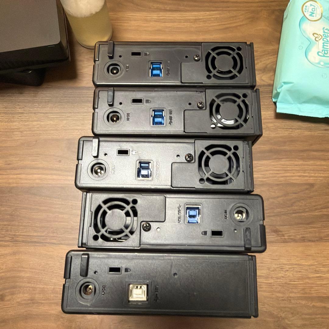 BUFFALO 外付けHDD 5個セット USB 3.0