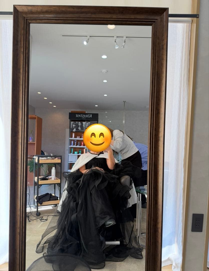 タグ付き エレガント ブラックチュールドレス タグ付き グローブ付き