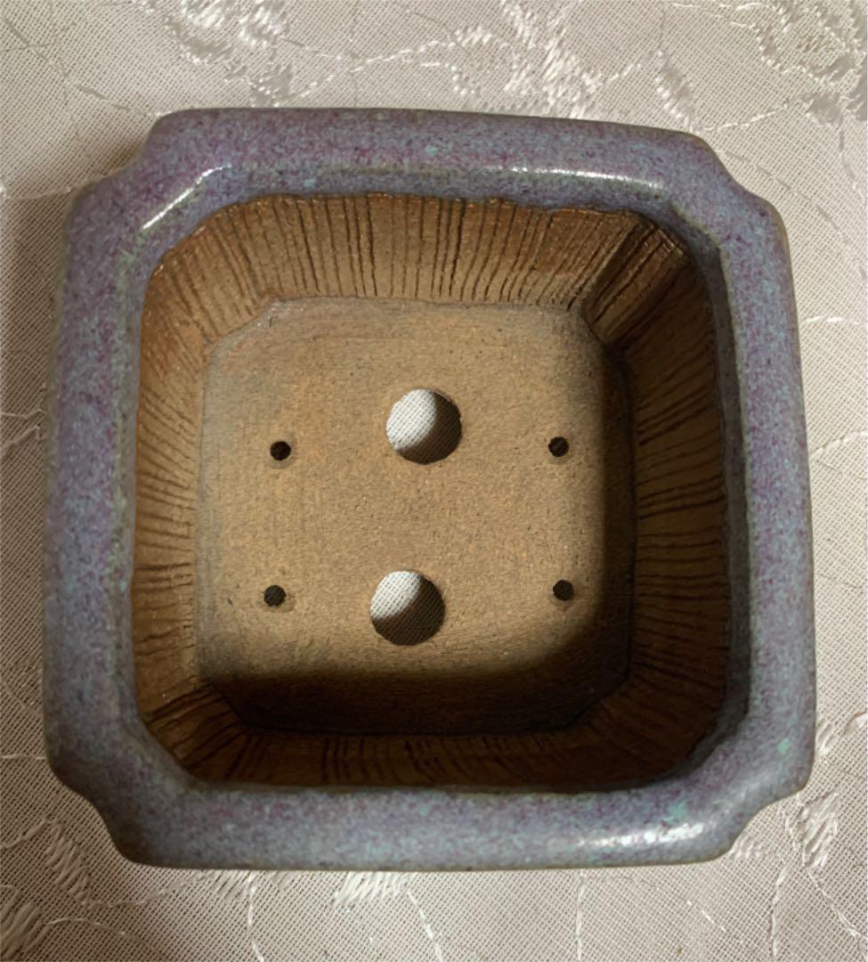 浩山　正方　盆栽鉢