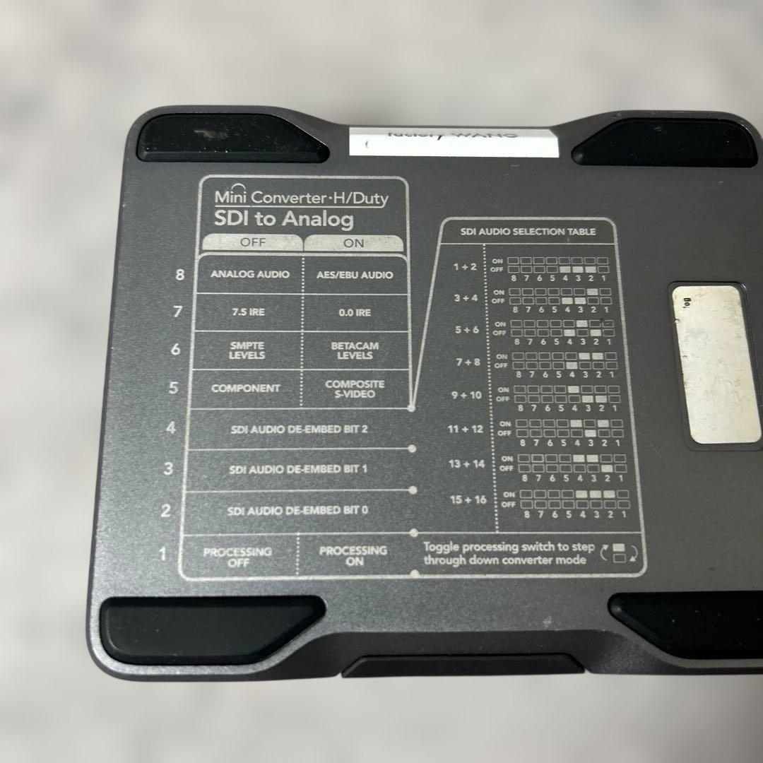 Black magic Design ミニコンバーター heavy Duty