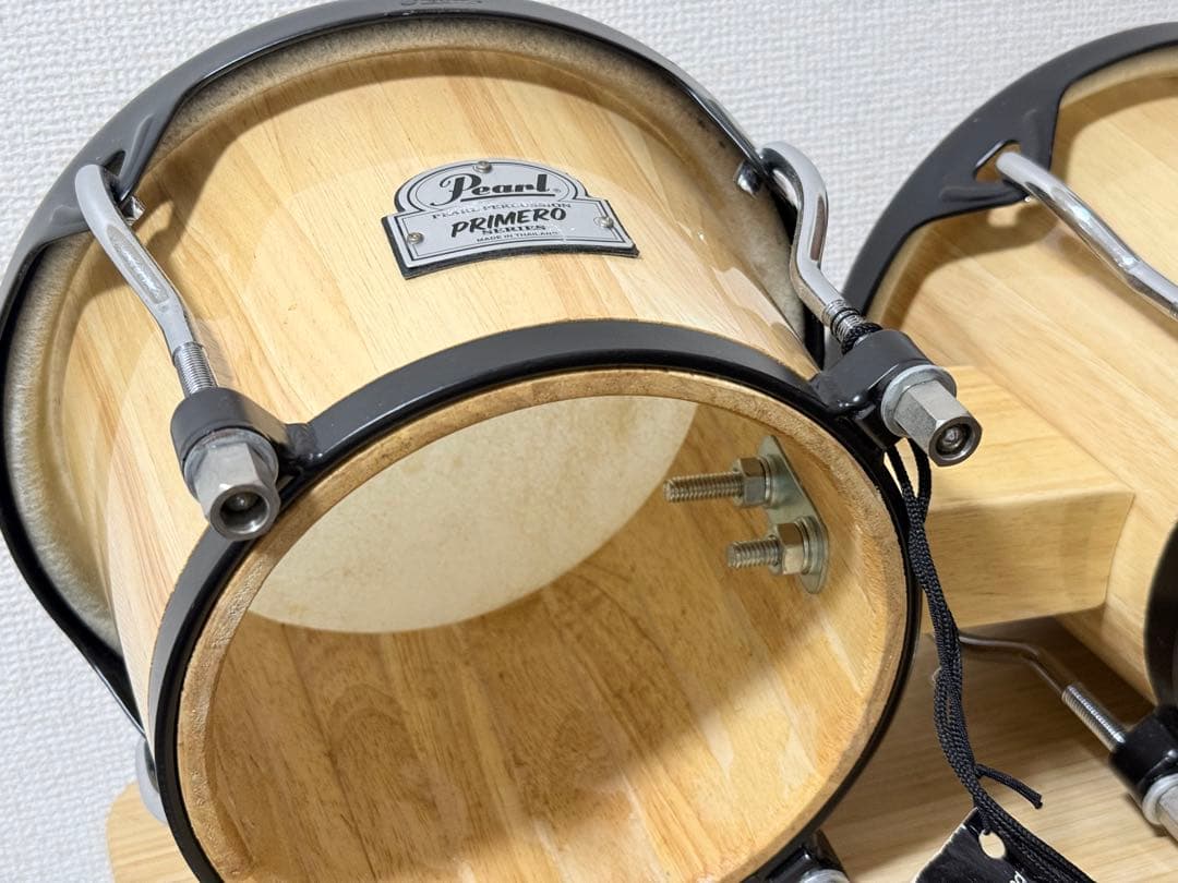 ボンゴ　pearl パール　ツール付き　パーカッション