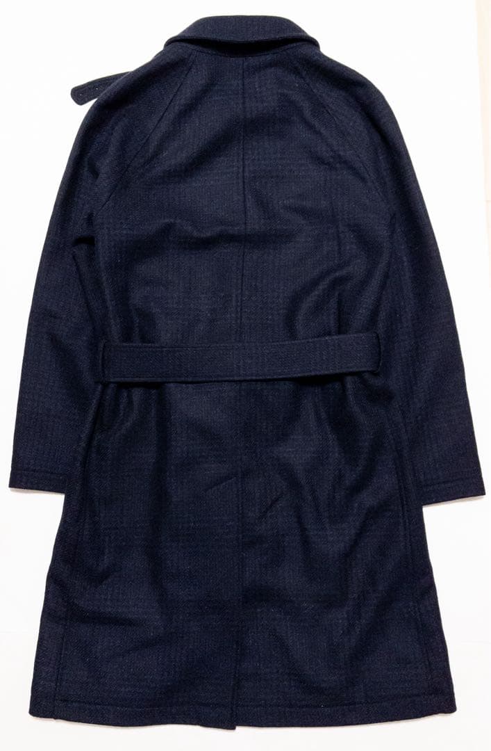BEAMS F別注 SEALUP シーラップ バルカラー コート 44 ネイビー
