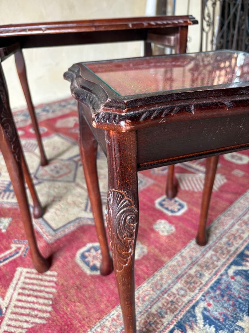 ネストテーブル　イギリスアンティーク