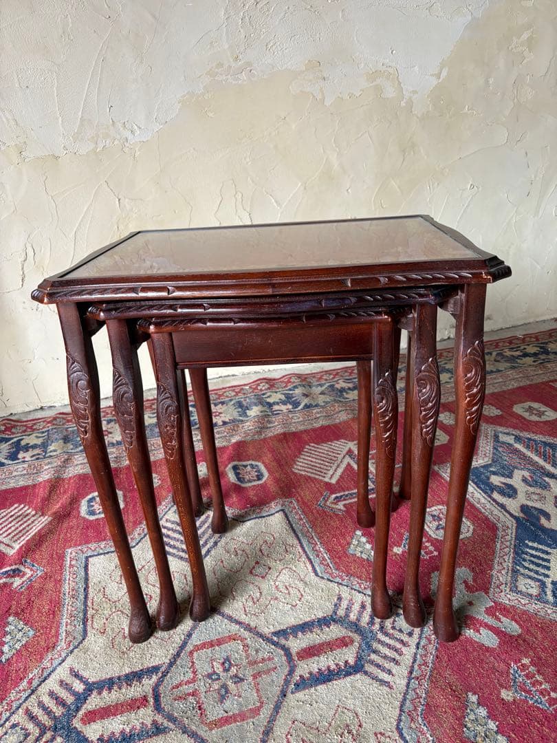 ネストテーブル　イギリスアンティーク